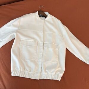 Cream jacket from Zara in size S